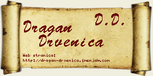 Dragan Drvenica vizit kartica